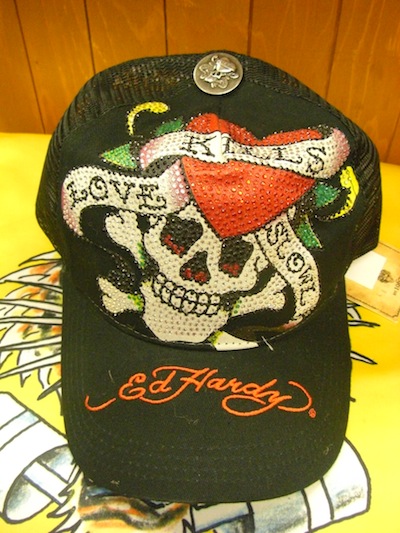 EdHardy(エドハーディー） 安心通販 正規品 J,P,F キャップ ラブキル 